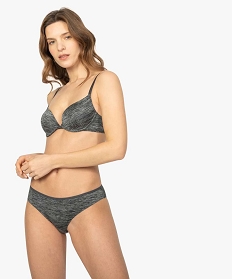 soutien-gorge corbeille a armatures et bonnets moules en microfibre gris2293201_3