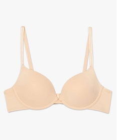 soutien-gorge corbeille a armatures et bonnets moules en microfibre beige2293601_4