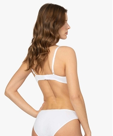 soutien-gorge a armatures et bonnets coques en microfibre blanc2293701_2