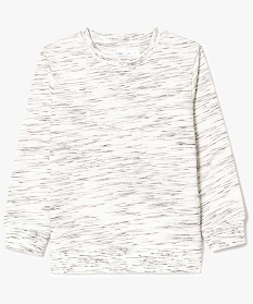 sweat-shirt coloris chine gris sweats2309101_1