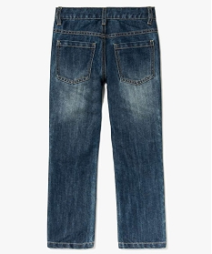 jean garcon coupe regular avec genoux renforces gris jeans2311801_2