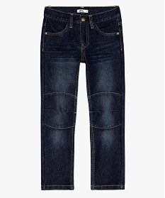 jean garcon coupe regular avec genoux renforces bleu jeans2312801_1