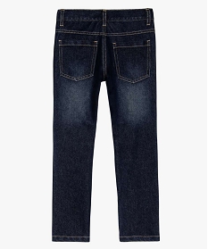 jean garcon coupe regular avec genoux renforces bleu jeans2312801_3