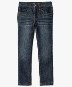jean garcon coupe straight avec cinq poches bleu jeans2313301_1