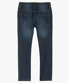 jean garcon coupe straight avec cinq poches bleu jeans2313301_3