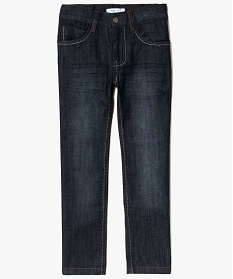 jean straight 5 poches double surpiqure bleu jeans2314701_1