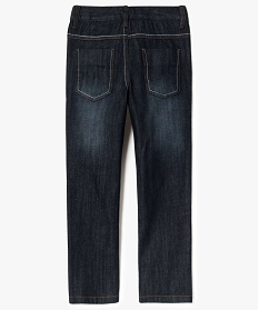 jean straight 5 poches double surpiqure bleu jeans2314701_2