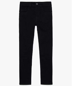 pantalon garcon 5 poches twill stretch noir2318501_2