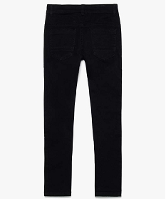 pantalon garcon 5 poches twill stretch noir2318501_3