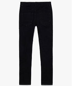 pantalon garcon 5 poches twill stretch noir2318501_4