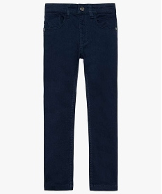 pantalon garcon 5 poches twill stretch bleu pantalons2318601_2