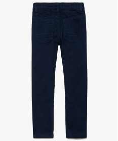 pantalon garcon 5 poches twill stretch bleu pantalons2318601_3