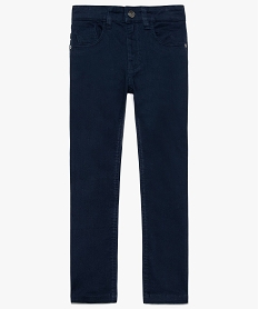 pantalon garcon 5 poches twill stretch bleu pantalons2318601_4