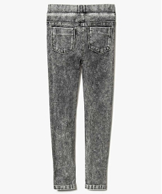 jegging fille en stretch avec taille elastiquee gris jeans2407901_3