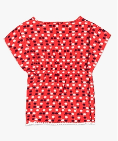 chemise imprimee sans manches rouge2419501_2