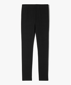 legging long uni en coton fin fille noir2465801_4