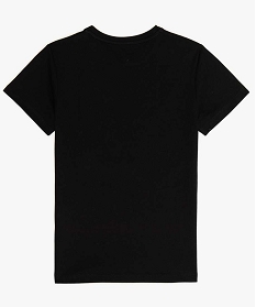 tee-shirt garcon uni a manches courtes noir tee-shirts2523201_2