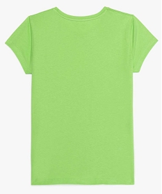 T shirt vert fille outlet