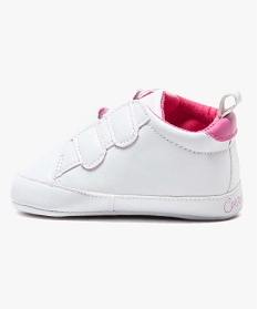 chaussures de naissance - lulu castagnette blanc chaussures de naissance2536901_3