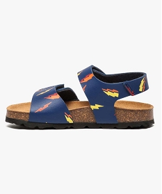 sandales motif estival a scratch multicolore sandales et nu-pieds2554101_3