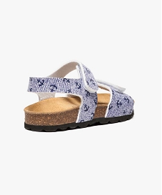 sandales motif estival a scratch bleu sandales et nu-pieds2554201_4