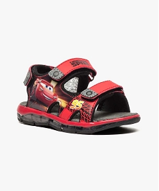 sandales lumineuses disney cars rouge sandales et nu pieds