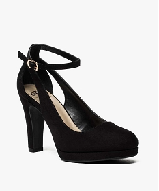 escarpins femme unis a semelle plateforme et bride cheville noir standard escarpins plateforme2647701_2