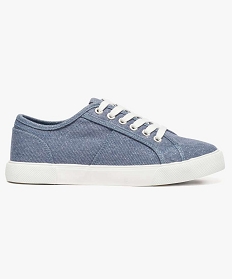 tennis en toile paillettees bleu baskets et tennis2657901_1