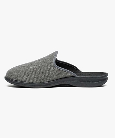 chaussons homme forme mule avec broderie ancre gris2663501_3