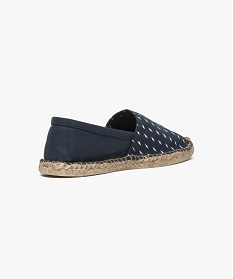 espadrilles en toile motif eclair bleu tongs et espadrilles2670901_4