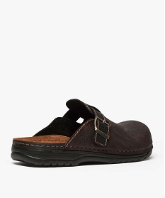 sabots a semelle interieure cuir special confort homme marron standard2674101_4