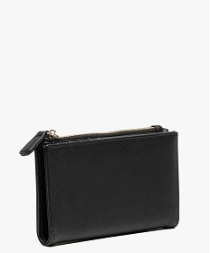 portefeuille femme compact a 2 volets noir porte-monnaie et portefeuilles2681401_2