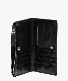 portefeuille compact multi-compartiments femme noir porte-monnaie et portefeuilles2681401_3