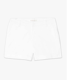 short uni en toile blanc shorts2703001_4