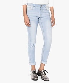 jean femme slim stretch taille normale bleu pantalons jeans et leggings2706201_1