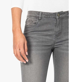 jean femme slim stretch taille normale gris pantalons jeans et leggings2706401_2