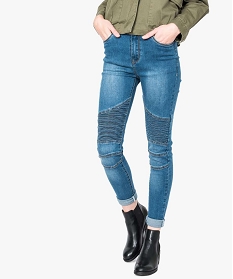 jean femme slim stretch taille normale gris pantalons jeans et leggings2706601_1