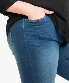 pantalon stretch coupe jean gris2706901_2