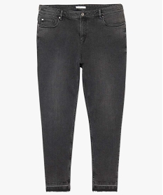 jean slim a bords franges stretch noir pantalons et jeans2709601_4