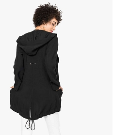 veste longue a capuche avec fermeture asymetrique noir manteaux2740801_3