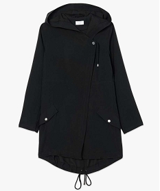 veste longue a capuche avec fermeture asymetrique noir manteaux2740801_4