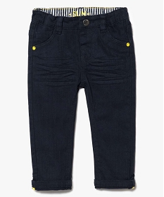 jean slim finition biais contrastant bleu pantalons2770301_1