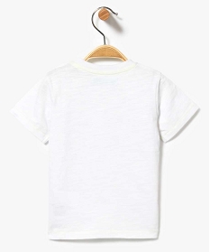 tee-shirt a manches courtes motifs palmiers blanc2781901_2