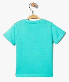 tee-shirt a manches courtes avec motif floque sur lavant vert2782501_3