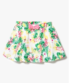 jupe short motif tropical multicolore shorts2788101_1