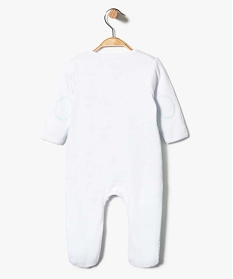 pyjama dors-bien raye avec motif rhinoceros blanc2804401_2