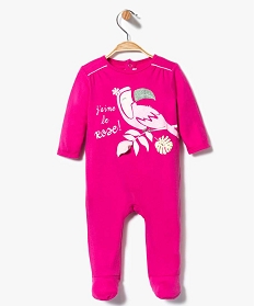 pyjama dors-bien ete a imprime toucan rose2810601_1