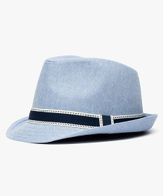 chapeau trilby en denim bleu2830401_1