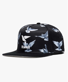 casquette a motifs colombe kwell by soprano noir2834701_1