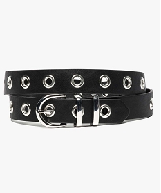ceinture femme avec œillets en metal noir autres accessoires2845301_1